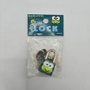 Keroppi‎ Lock Sanrio Padlock with Keys Kawaii Cute Collectible New